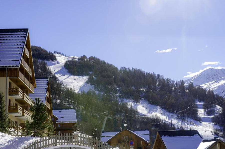 Wynajem na narty Les Chalets de Valoria - Valloire - Zima na zewnątrz