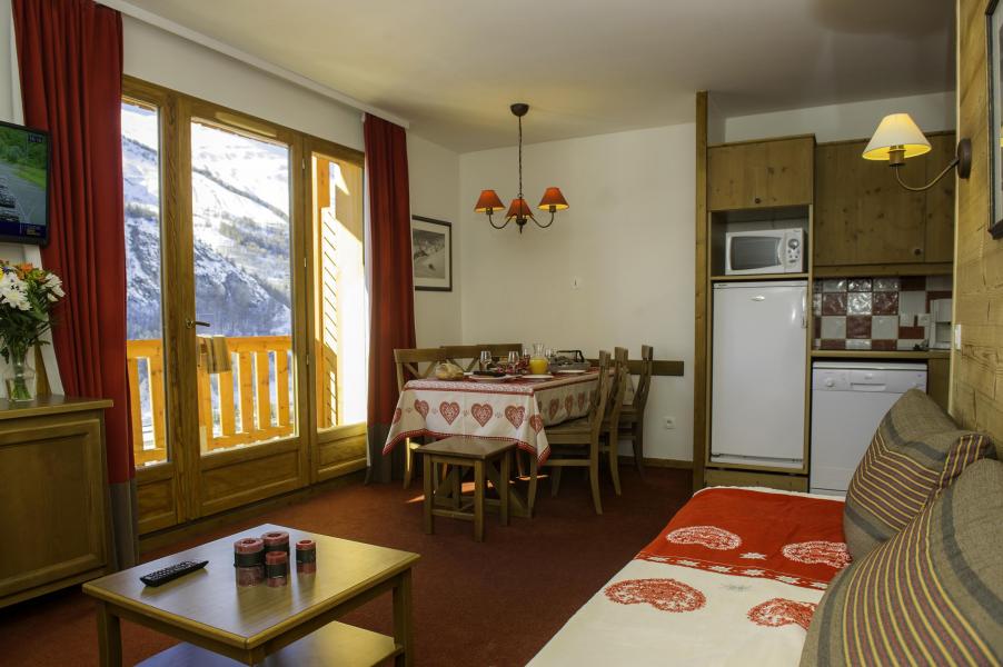Alquiler al esquí Les Chalets de Valoria - Valloire - Cocina abierta
