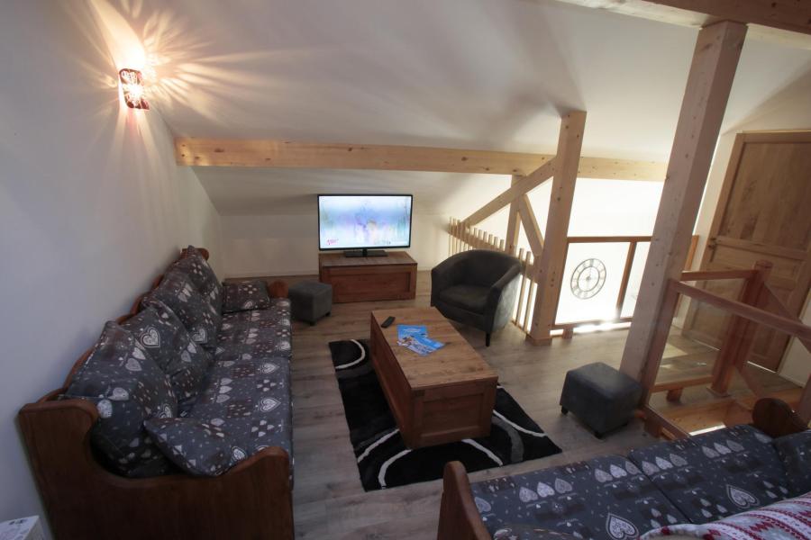 Skiverleih Les Chalets du Grand Galibier - Valloire - Wohnzimmer