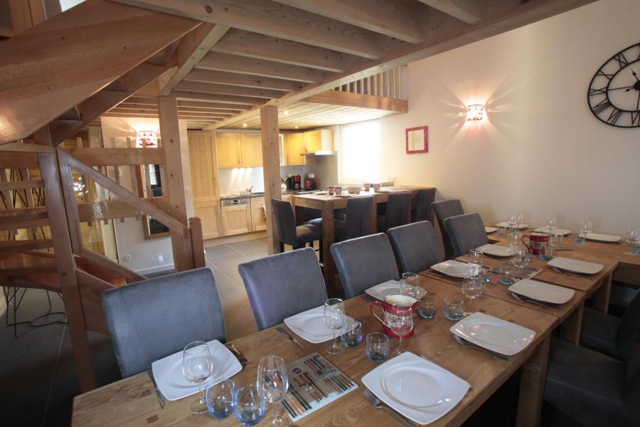 Skiverleih Les Chalets du Grand Galibier - Valloire - Wohnzimmer