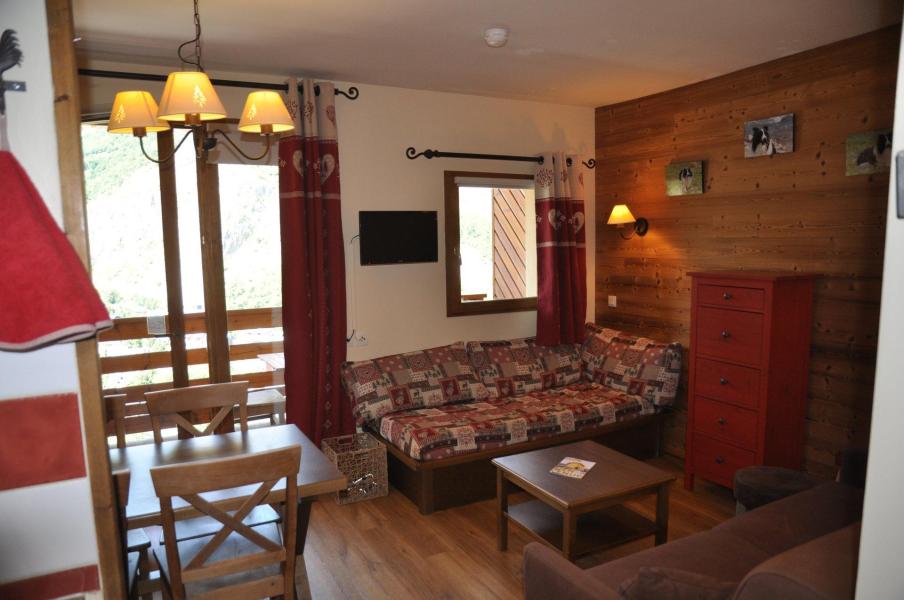 Skiverleih 2-Zimmer-Appartment für 5 Personen (22) - Les Chalets Valoria - Valloire - Wohnzimmer