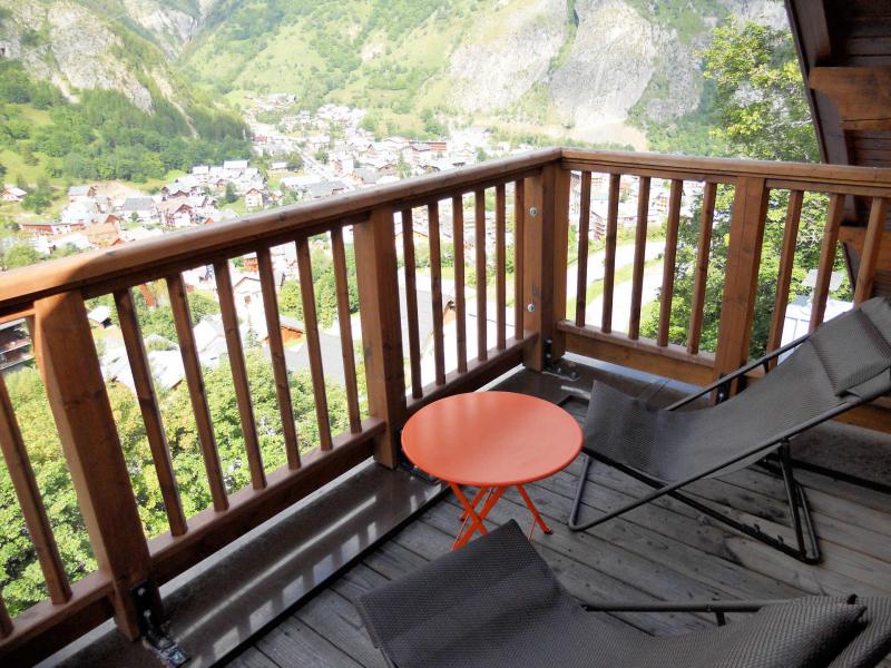 Location au ski Appartement duplex 4 pièces cabine 8 personnes (B201) - Les Fermes de l'Archaz - Valloire - Balcon