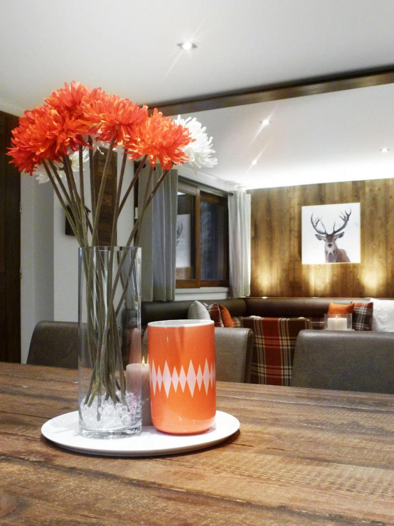 Rent in ski resort 6 room duplex apartment 12 people (6) - Les Fermes du Planet - Valloire - Living room