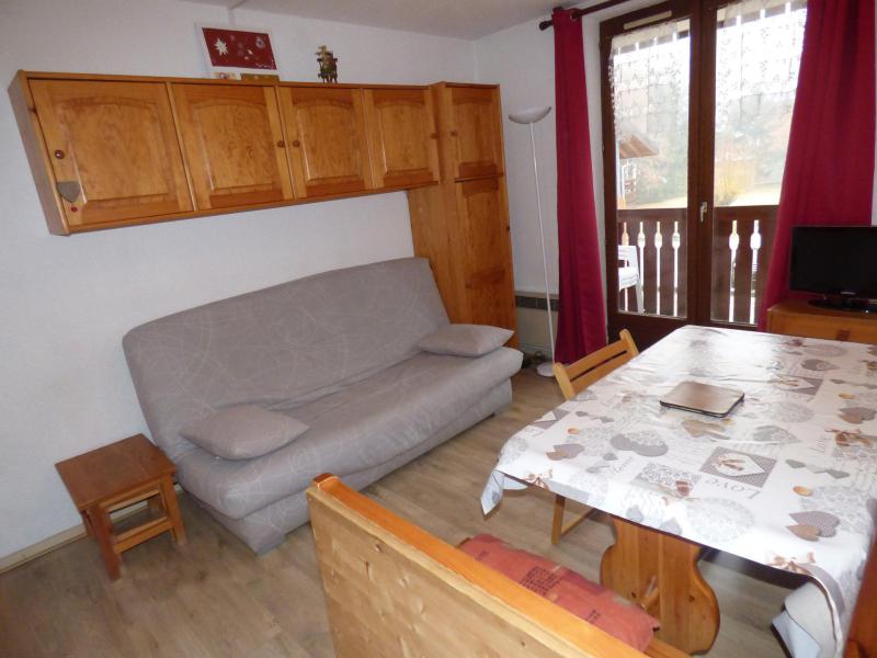 Ski verhuur Studio cabine 3 personen (4) - Résidence Eden Val - Valloire - Woonkamer