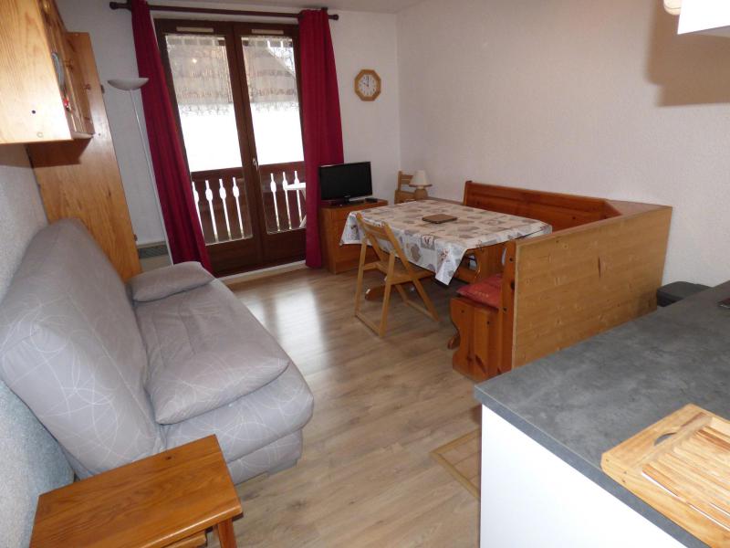 Ski verhuur Studio cabine 3 personen (4) - Résidence Eden Val - Valloire - Woonkamer