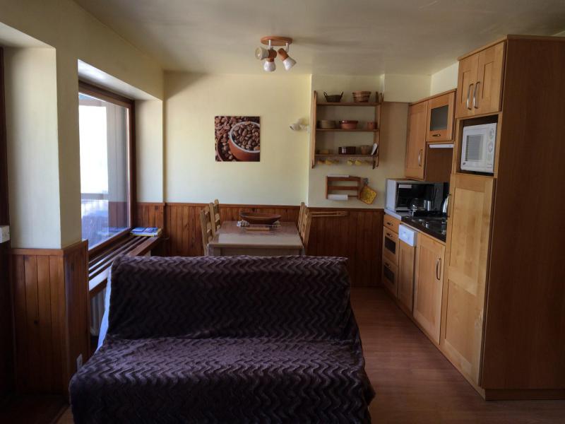 Ski verhuur Appartement 2 kamers 5 personen (22) - Résidence Galibier - Valloire - Woonkamer