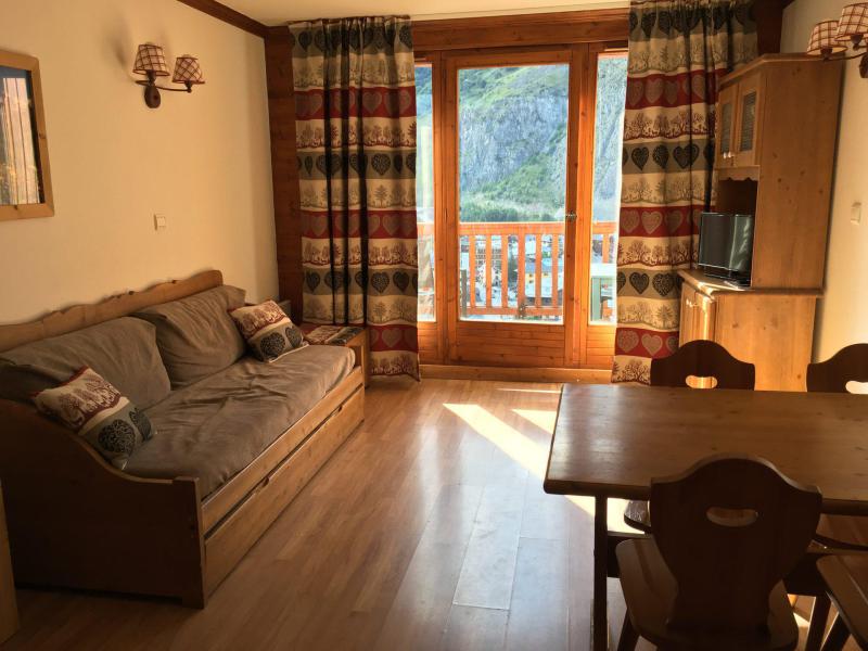 Ski verhuur Appartement 2 kamers 4 personen (203) - Résidence Gentiane Hameau de la Vallée d'Or - Valloire - Woonkamer