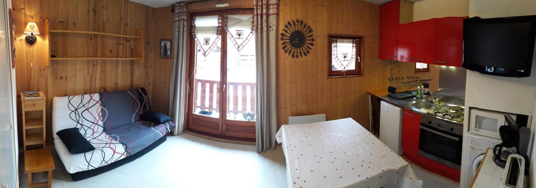 Ski verhuur Studio cabine 4 personen (312) - Résidence la Croix du Sud - Valloire - Woonkamer