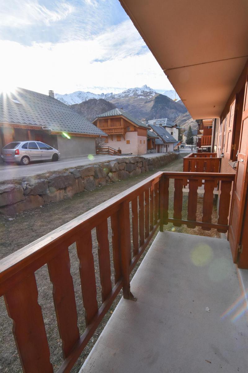 Location au ski Studio cabine 4 personnes (209) - Résidence la Croix du Sud - Valloire - Balcon