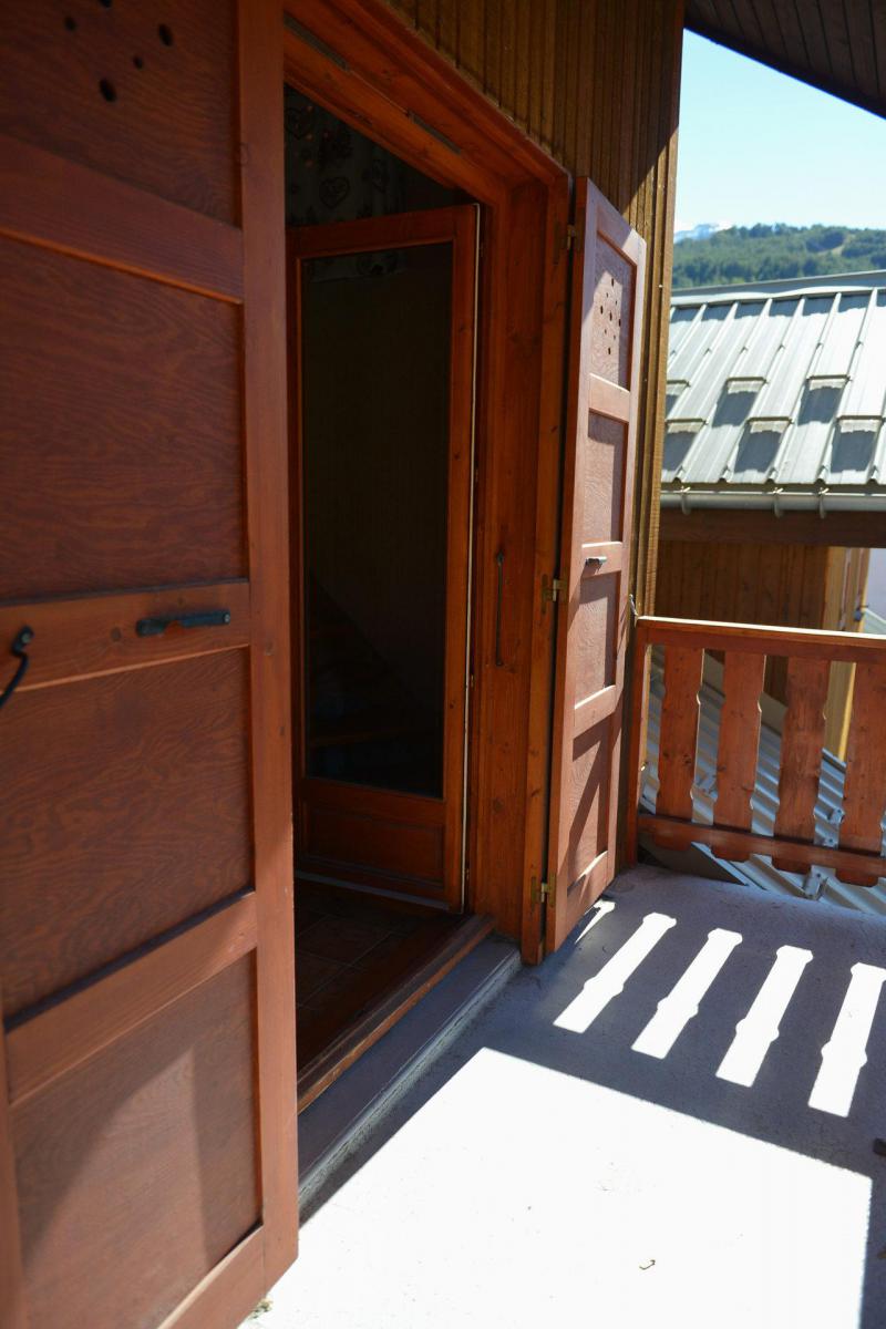 Ski verhuur Appartement 3 kamers mezzanine 6 personen (114) - Résidence la Demeurance - Valloire - Balkon