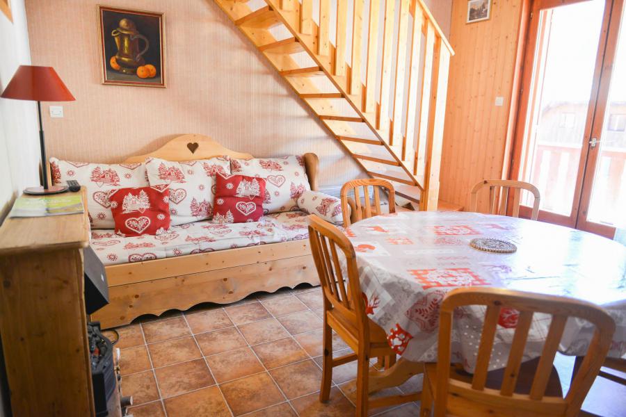 Ski verhuur Appartement 3 kamers mezzanine 6 personen (114) - Résidence la Demeurance - Valloire - Woonkamer