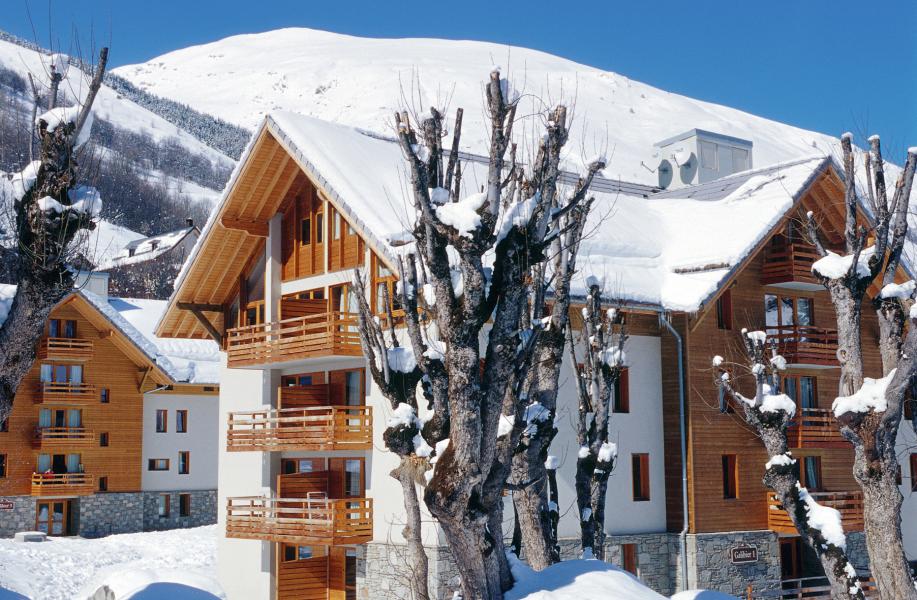 Ski verhuur Résidence Lagrange les Chalets du Galibier - Valloire - Buiten winter