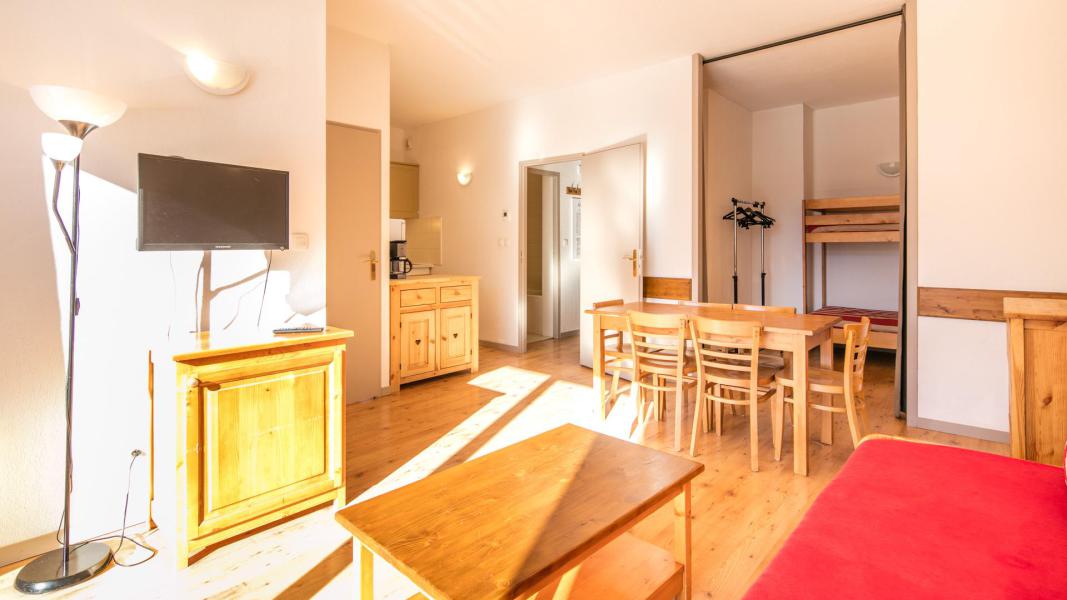 Rent in ski resort 2 room apartment sleeping corner 6 people - Résidence le Hameau de Valloire - Valloire - Living room
