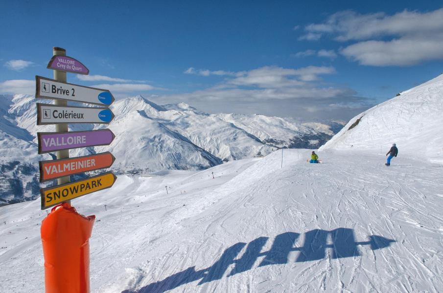 Аренда на лыжном курорте Résidence le Hameau de Valloire - Valloire - зимой под открытым небом