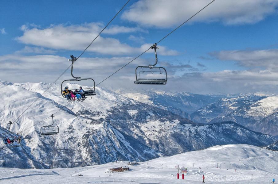 Location au ski Résidence le Hameau de Valloire - Valloire - Extérieur hiver