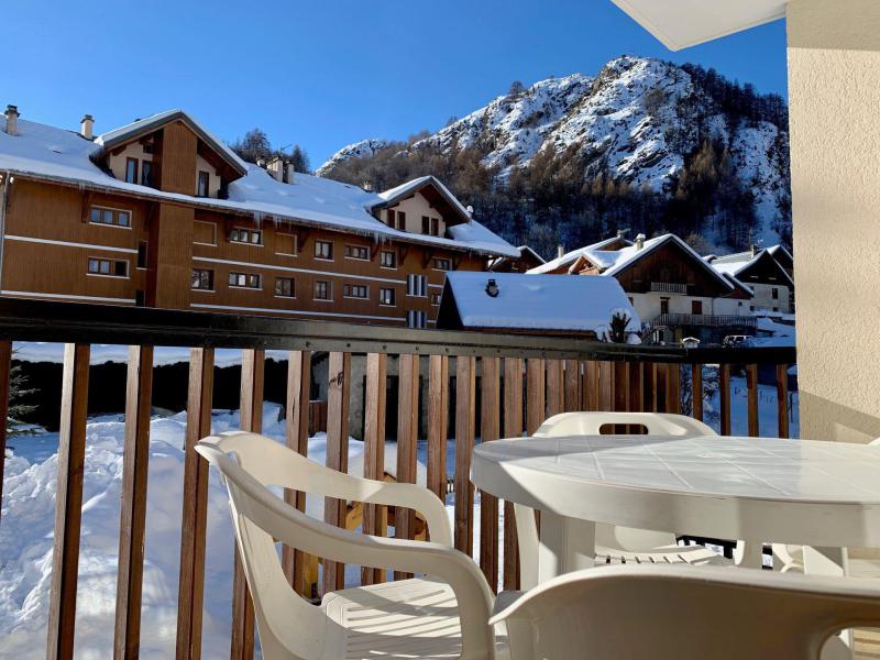 Аренда на лыжном курорте Квартира студия кабина для 4 чел. (7) - Résidence le Praz - Valloire - Балкон
