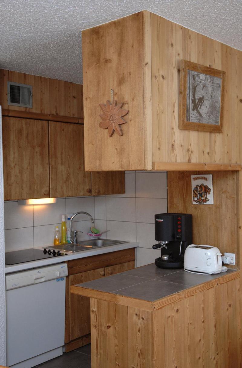 Ski verhuur Studio cabine 4 personen (20) - Résidence le Praz - Valloire - Keukenblok