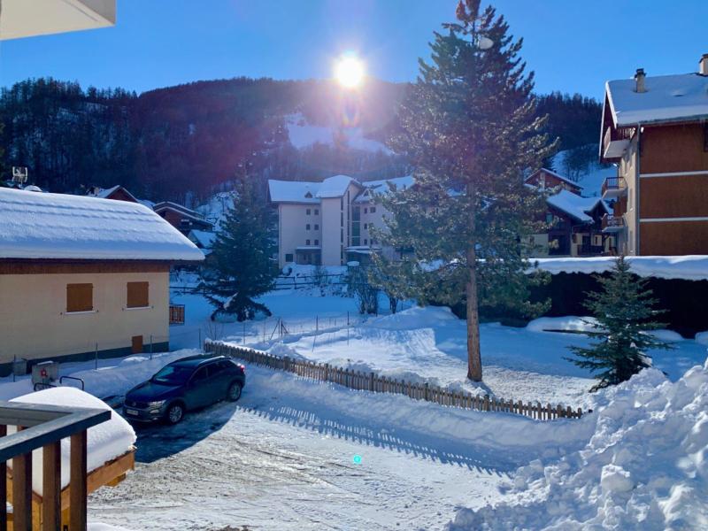 Location au ski Studio cabine 4 personnes (7) - Résidence le Praz - Valloire - Balcon