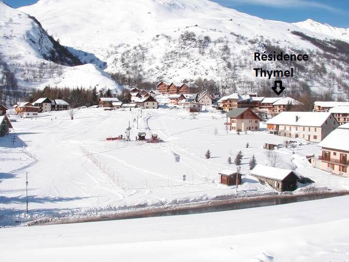 Аренда на лыжном курорте Апартаменты 2 комнат с мезонином 6 чел. (34) - Résidence le Thymel - Valloire - зимой под открытым небом