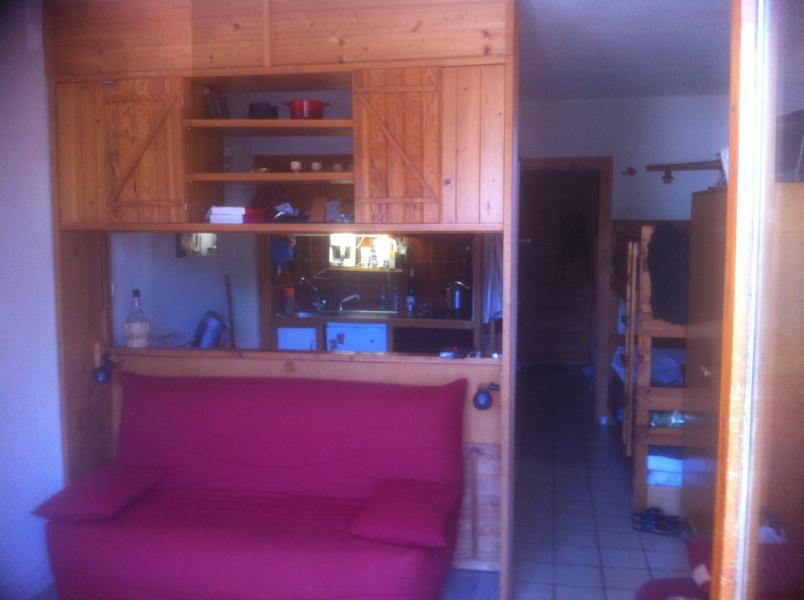 Ski verhuur Studio bergnis 4 personen (48) - Résidence les Arolles - Valloire - Woonkamer