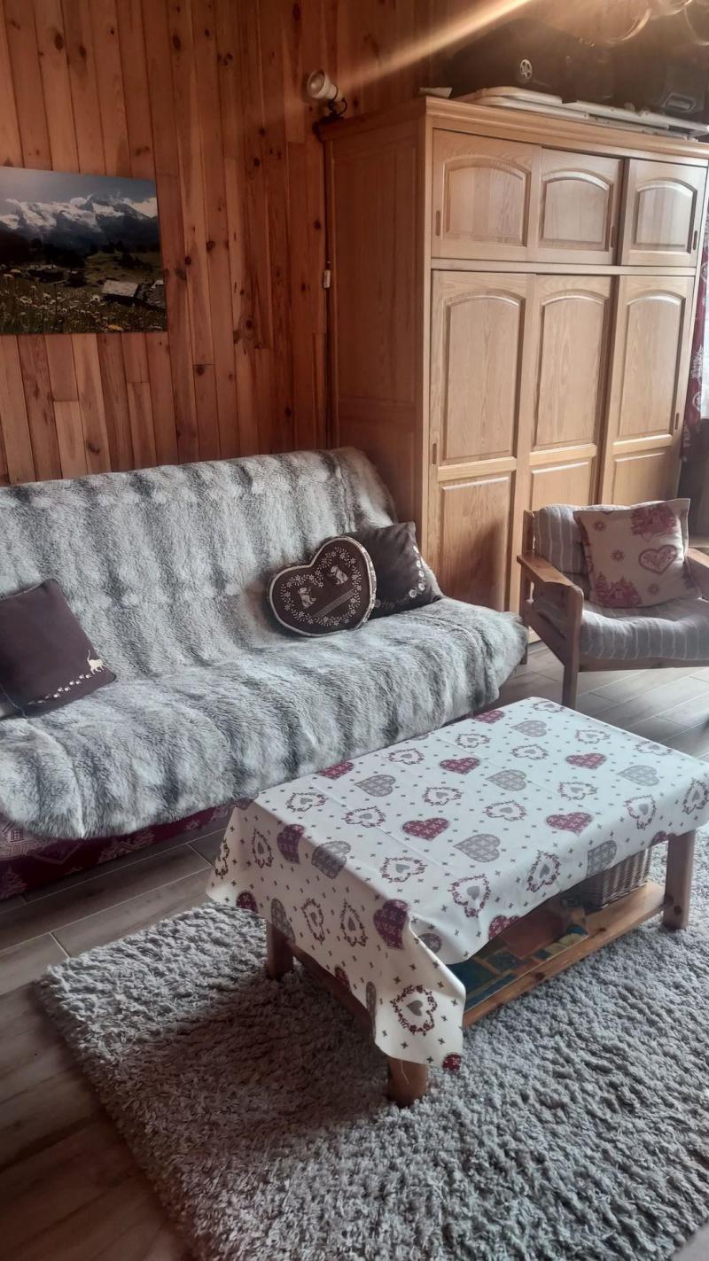 Rent in ski resort 2 room apartment 4 people - Résidence les Caquelons - Valloire - Living room