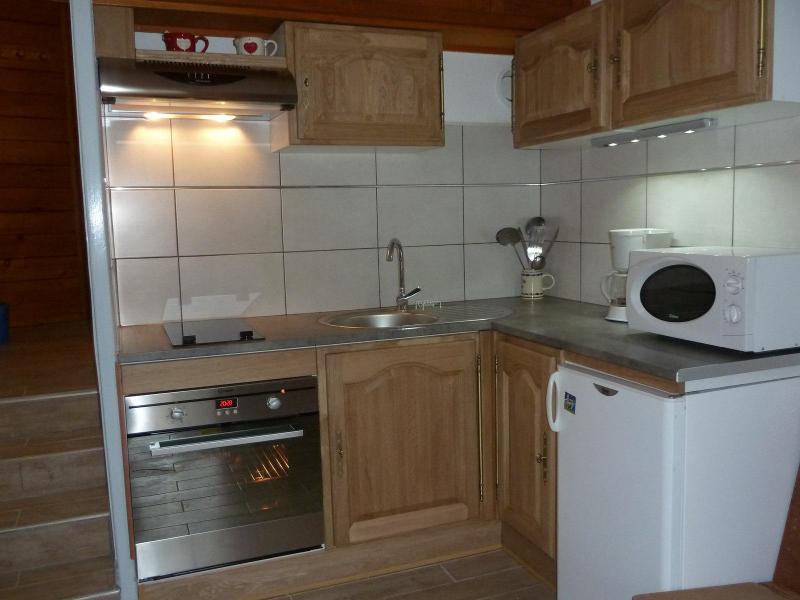 Rent in ski resort Studio 2 people (13) - Résidence les Cassettes - Valloire - Kitchenette