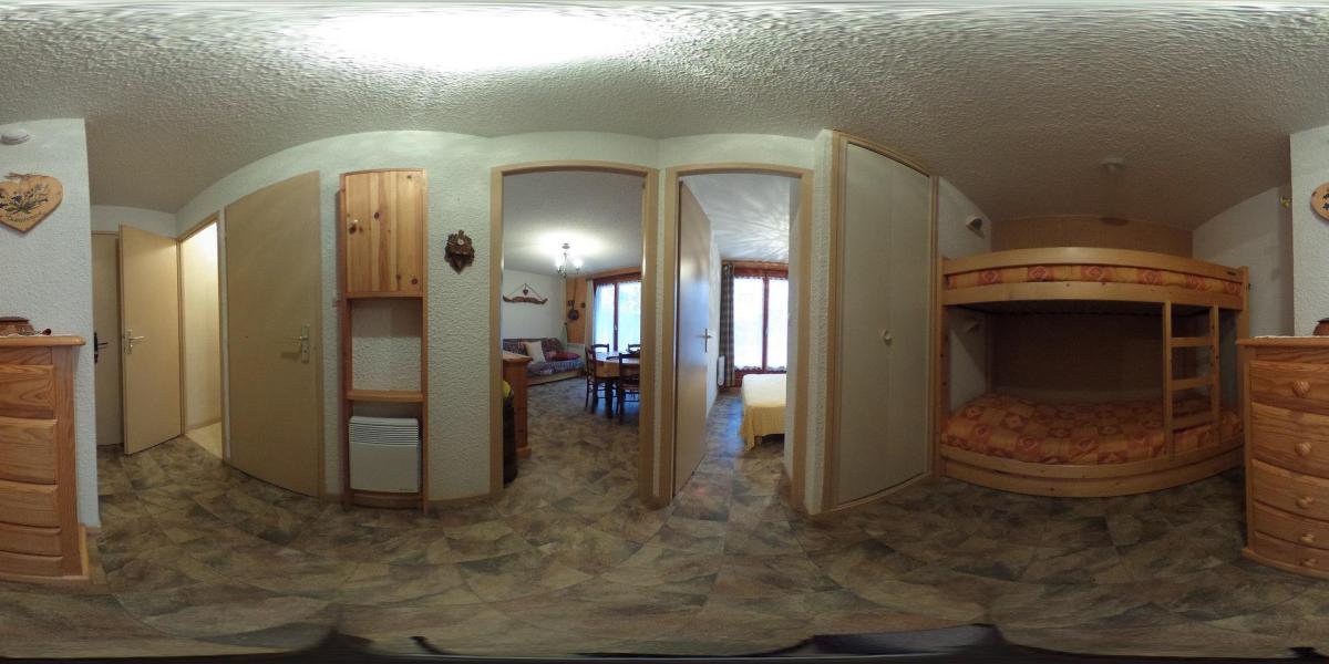 Ski verhuur Appartement 2 kabine kamers 4 personen (402) - Résidence les Choseaux - Valloire - Woonkamer