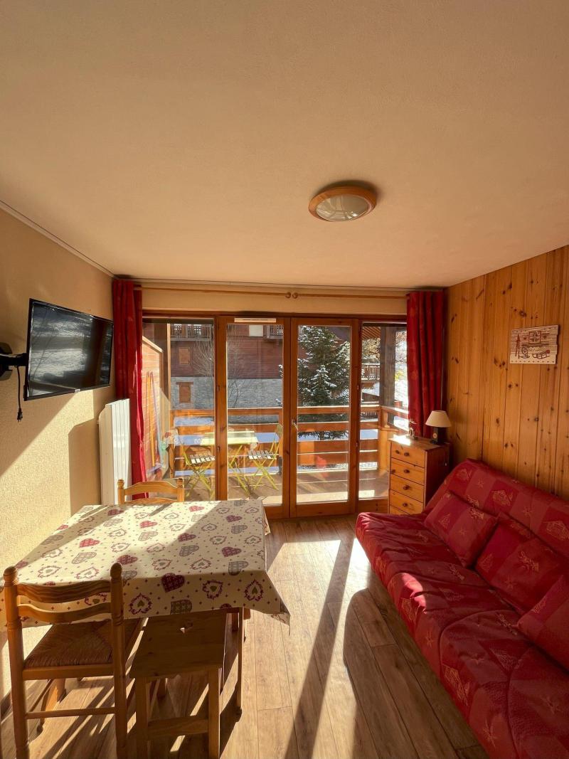 Skiverleih 1-Zimmer-Holzhütte für 4 Personen (206) - Résidence les Cordeliers - Valloire - Wohnzimmer