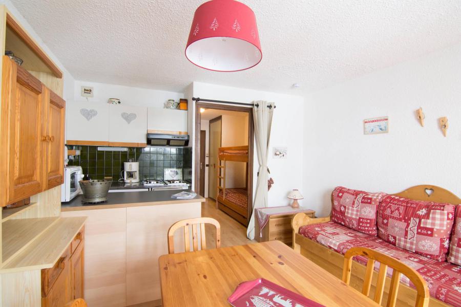 Ski verhuur Studio bergnis 4 personen (120) - Résidence les Crêtes - Valloire - Woonkamer