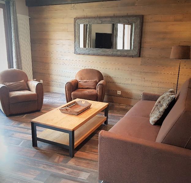 Ski verhuur Appartement 4 kamers 9 personen (2) - Résidence les Etoiles des Neiges - Valloire - Woonkamer