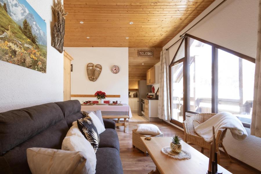 Skiverleih 2-Zimmer-Appartment für 6 Personen (O31) - Résidence Plan Soleil - Valloire - Wohnzimmer