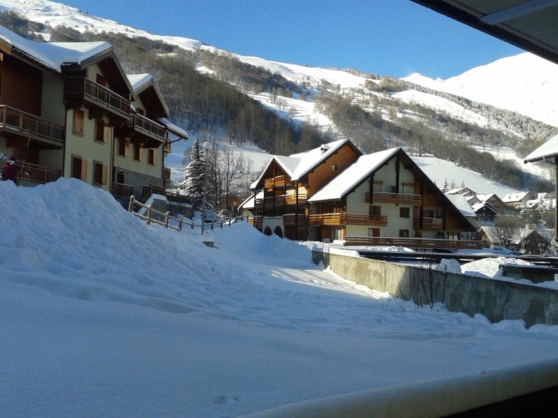 Аренда на лыжном курорте Апартаменты 2 комнат 4 чел. (D2) - Résidence Plan Soleil - Valloire - зимой под открытым небом
