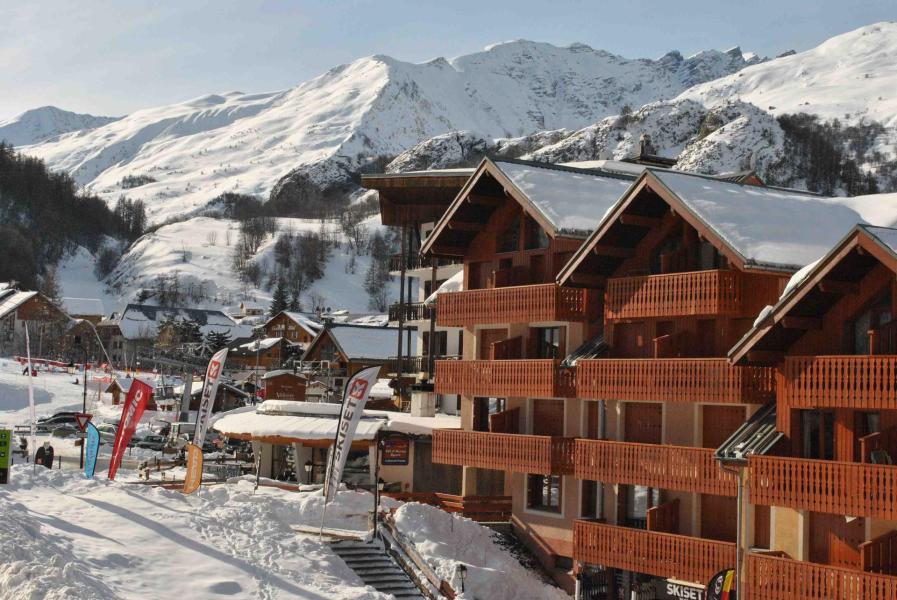 Vacances en montagne Résidence Rochechateau - Valloire - Extérieur hiver