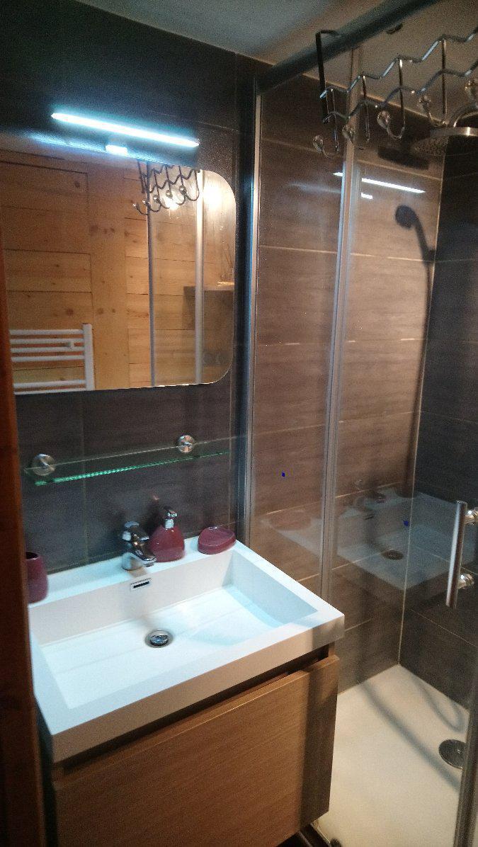 Soggiorno sugli sci Monolocale con alcova per 4 persone (23) - Résidence Rochechateau - Valloire - Bagno con doccia