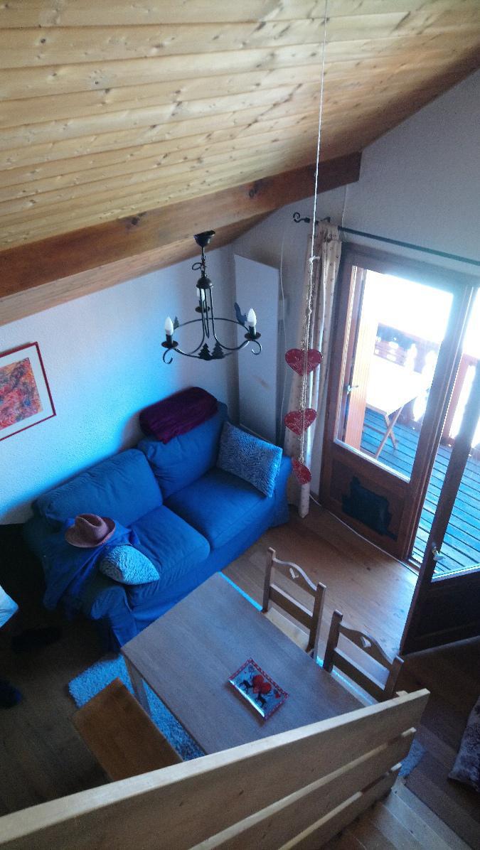 Rent in ski resort Studio cabin 4 people (23) - Résidence Rochechateau - Valloire - Living room