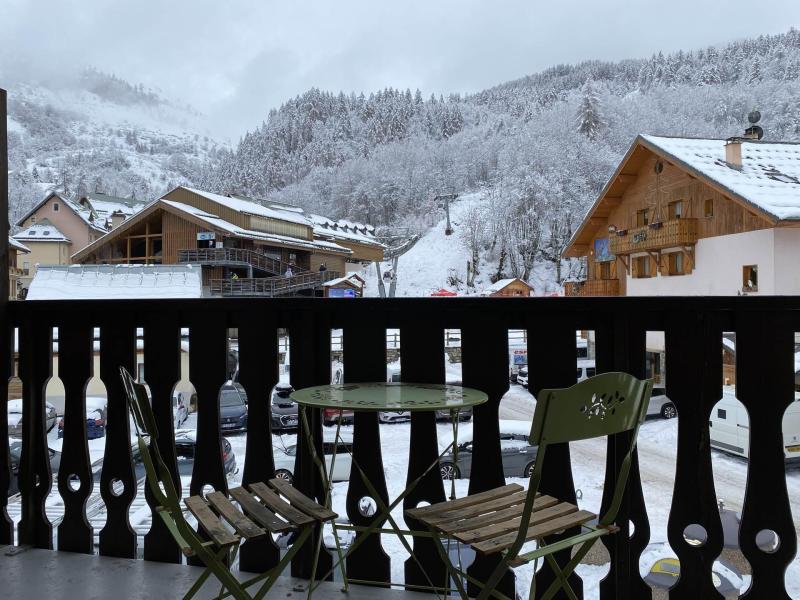 Location au ski Appartement 2 pièces coin montagne 4 personnes (26) - Résidence Tigny - Valloire - Balcon
