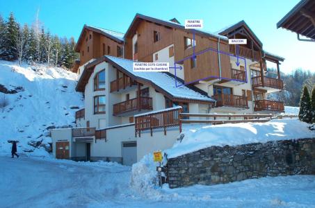 Holiday in mountain resort 2 room apartment sleeping corner 4 people (8) - Chalet de l'Arvette - Valloire - Winter outside