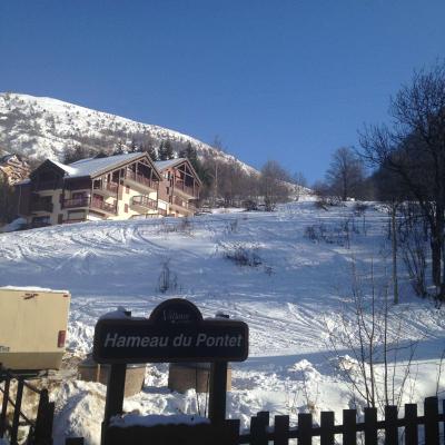 Rent in ski resort 2 room apartment sleeping corner 4 people (8) - Chalet de l'Arvette - Valloire - Winter outside