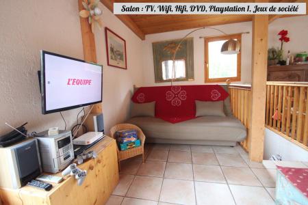 Rent in ski resort 4 room triplex apartment 8 people - Chalet du Regain - Valloire - Living room