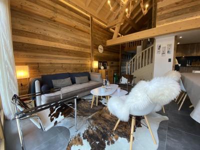Ski verhuur Appartement triplex 6 kamers 10 personen (15) - Chalet du Regain - Valloire - Woonkamer