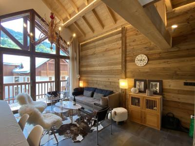 Ski verhuur Appartement triplex 6 kamers 10 personen (15) - Chalet du Regain - Valloire - Woonkamer