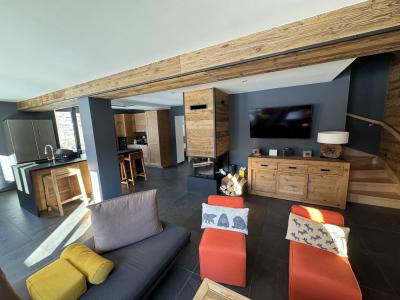 Skiverleih  - Chalet l'Alpette - Valloire - Wohnzimmer