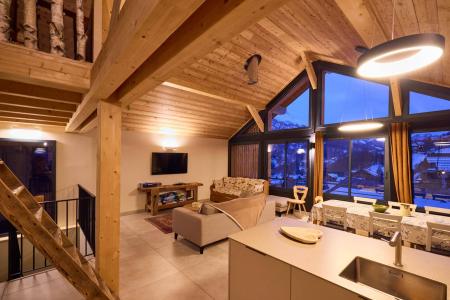 Location au ski Chalet 4 pièces 11 personnes - Chalet le Baud'riez - Valloire - Séjour