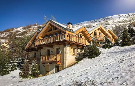Аренда на лыжном курорте Chalet Le Chabichaz - Valloire - зимой под открытым небом