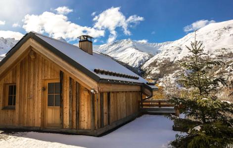 Urlaub in den Bergen Chalet Le Chabichaz - Valloire - Draußen im Winter