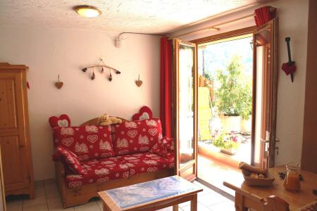 Rent in ski resort 3 room apartment sleeping corner 6 people (GENTIANE) - Chalet les Ancolies - Valloire - Living room