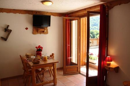 Rent in ski resort Studio cabin 4 people - Chalet les Ancolies - Valloire - Living room
