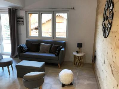 Ski verhuur Appartement duplex 5 kamers 8 personen (NORD) - Chalet les Balcons de Pierre Pomme - Valloire - Woonkamer