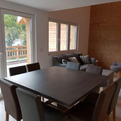 Ski verhuur Appartement duplex 5 kamers 8 personen (NORD) - Chalet les Balcons de Pierre Pomme - Valloire - Woonkamer