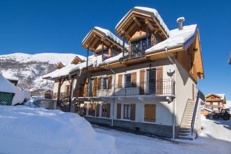 Аренда на лыжном курорте Chalet les Ecrins - Valloire - зимой под открытым небом